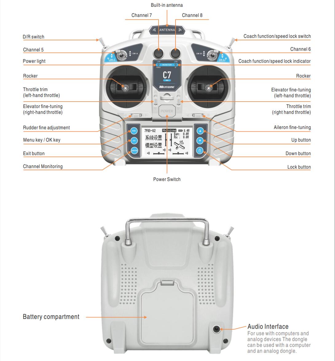 MicroZone MC7 Controlador C7 M - Drone Battery Adapter avaliação e preço